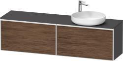 Duravit Vitrium Asma dolap ünitesi 1600 mm Koyu Ceviz Dekor VT4783R2149000W
