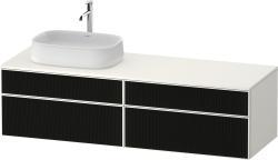 Duravit Zencha Asma dolap ünitesi 1600 mm Siyah Çizgi Yapısı ZE4824L63840000