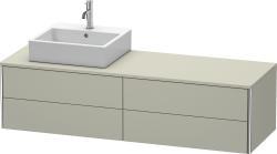 Duravit XSquare Asma dolap ünitesi 1600 mm Taupe Saten Mat Lake XS4914L6060