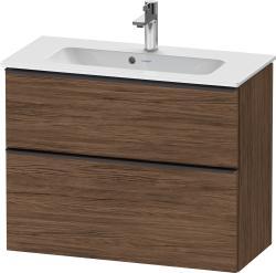 Duravit D-Neo Asma dolap ünitesi 810 mm Koyu Ceviz Dekor DE43690BD210000