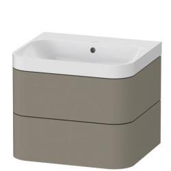 Duravit Happy D.2 c-shaped asma set 575 mm Taş Grisi Saten Mat Lake HP4345N9292