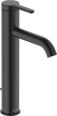 Duravit C.1 Tek kollu lavabo bataryası L 46 mm Siyah Mat C11030001046