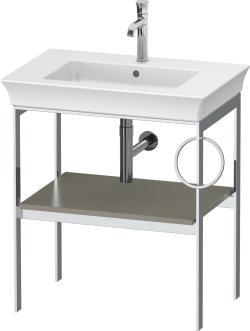 Duravit White Tulip Metal konsol 684 mm Taş Grisi Saten Mat Lake WT4543R9292