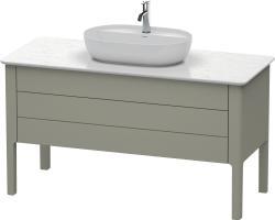 Duravit Luv Yerden dolap ünitesi için tezgah 1338 mm Taş Grisi Saten Mat Lake LU956609292