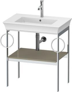 Duravit White Tulip Metal konsol 684 mm Taş Grisi Parlak WT4546BH2H2