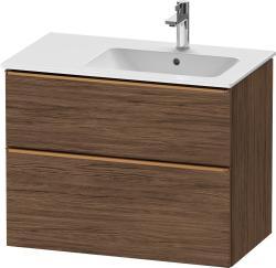 Duravit D-Neo Asma dolap ünitesi 810 mm Koyu Ceviz Dekor DE4367004210000