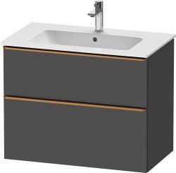 Duravit D-Neo Asma dolap ünitesi 810 mm Grafit Mat DE4362004490000