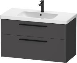 Duravit D-Code Asma dolap ünitesi 984 mm Grafit Mat DC46730BD490000