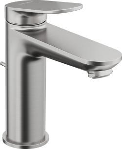 Duravit Wave Tek kollu lavabo bataryası M 52 mm Fırçalanmış Paslanmaz Çelik WA1020001070