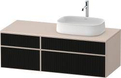 Duravit Zencha Asma dolap ünitesi 1300 mm Siyah Çizgi Yapısı ZE4827063830000