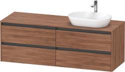 Duravit Ketho.2 Asma dolap ünitesi 1600 mm Doğal Ceviz K24899R79790000