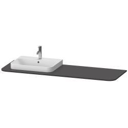 Duravit Happy D.2 Tezgah 1600 mm Grafit Süper Mat HP031HL8080
