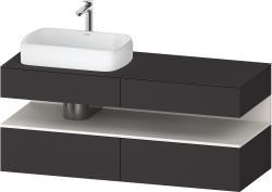 Duravit Studio F. A. Porsche Collection Asma dolap ünitesi 1400 mm Grafit Süper Mat QA4765084800000