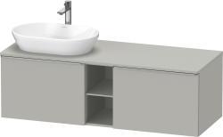 Duravit D-Neo Asma dolap ünitesi 1400 mm Beton Gri Mat Dekor DE4950L70070000