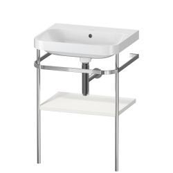 Duravit Happy D.2 c-shape Metal lavabo konsolu 575 mm İskandinav Beyazı Saten Mat Lake HP4835N3939