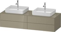 Duravit White Tulip Asma dolap ünitesi 1600 mm Taş Grisi Parlak WT4868BH2H20010