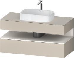 Duravit Studio F. A. Porsche Collection Asma dolap ünitesi 1200 mm Taupe Süper Mat QA4732084830000