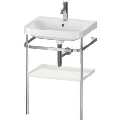 Duravit Happy D.2 c-shape Metal lavabo konsolu 575 mm İskandinav Beyazı Saten Mat Lake HP4835O3939