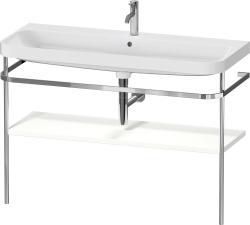 Duravit Happy D.2 c-shape Metal lavabo konsolu 1175 mm Beyaz Süper Mat HP4839O84840000