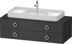 Duravit White Tulip Asma dolap ünitesi 1300 mm Grafit Saten Mat WT4992M58580000
