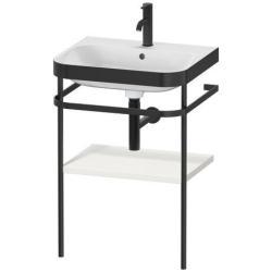 Duravit Happy D.2 c-bonded Metal lavabo konsolu 575 mm İskandinav Beyazı Saten Mat Lake HP4735O3939