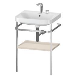 Duravit Happy D.2 c-shape Metal lavabo konsolu 575 mm Taupe Süper Mat HP4835E8383