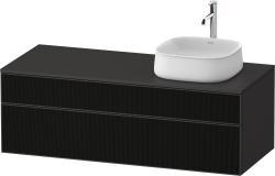 Duravit Zencha Asma dolap ünitesi 1300 mm Siyah Çizgi Yapısı ZE4822R63800000