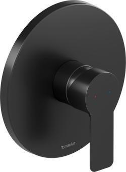 Duravit D-Code Ankastre duş bataryası 170 mm Siyah Mat DC4210010046