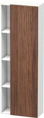 Duravit DuraStyle Boy dolabı Koyu Ceviz Dekor Kapı menteşesi: Sağ, Ön yüzey: Ceviz ağacı koyu Mat, Dekor, Gövde: Beyaz Mat, Dekor DS1238R2118