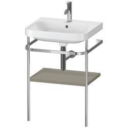 Duravit Happy D.2 c-shape Metal lavabo konsolu 575 mm Taş Grisi Saten Mat Lake HP4835O9292