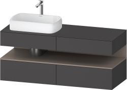 Duravit Studio F. A. Porsche Collection Asma dolap ünitesi 1400 mm Grafit Mat QA4765043490010