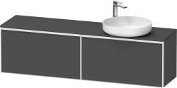 Duravit Vitrium Asma dolap ünitesi 1600 mm Grafit Mat VT4783R4949001W