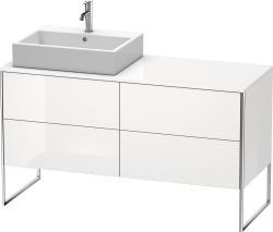 Duravit XSquare Yerden dolap ünitesi için tezgah 1400 mm Beyaz (parlak) XS4923L8585
