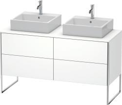 Duravit XSquare Yerden dolap ünitesi için tezgah 1400 mm Beyaz Mat XS4926B1818