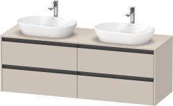 Duravit Ketho.2 Asma dolap ünitesi 1600 mm Taupe Dekoru K24899B91910000