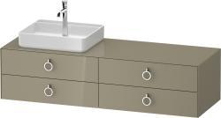 Duravit White Tulip Asma dolap ünitesi 1600 mm Taş Grisi Parlak WT4995LH2H20000