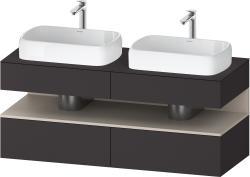 Duravit Studio F. A. Porsche Collection Asma dolap ünitesi 1400 mm Grafit Süper Mat QA4767091800010