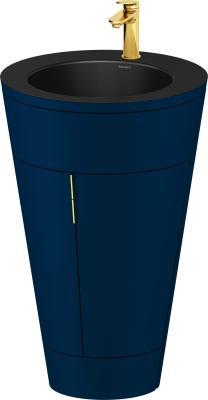 Duravit Starck 1 c-bonded yerden dolap 560 mm Gece Mavisi Saten Mat Lake S19514O34980000