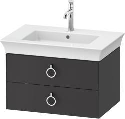 Duravit White Tulip Asma dolap ünitesi 684 mm Grafit Saten Mat WT435105858