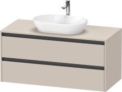 Duravit Ketho.2 Asma dolap ünitesi 1200 mm Taupe Dekoru K24897091910000