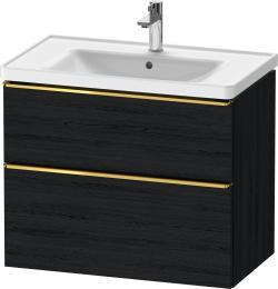 Duravit D-Neo Asma dolap ünitesi 784 mm Siyah Meşe DE4355034160000