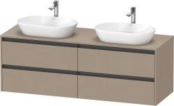 Duravit Ketho.2 Asma dolap ünitesi 1600 mm Keten Dekor K24899B75750000