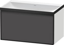 Duravit Vitrium c-bonded Asma dolap 800 mm Grafit Mat VT4286N4918001G