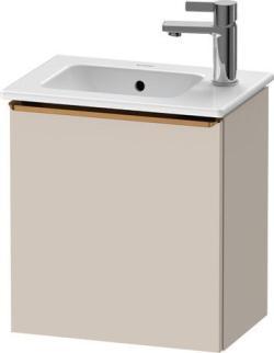 Duravit D-Neo Asma dolap ünitesi Taupe Dekoru Taupe Mat Dekor, Kulp Bronz DE4259L04910000