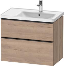 Duravit D-Neo Asma dolap ünitesi 784 mm Marbeled Oak DE43580BD550000