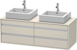 Duravit Ketho Asma dolap ünitesi 1400 mm Taupe Dekoru KT6657B9191