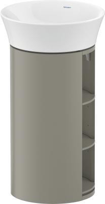 Duravit White Tulip Yerden dolap ünitesi 410 mm Taş Grisi Saten Mat Lake WT423909292