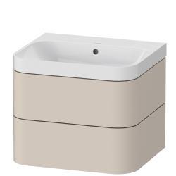 Duravit Happy D.2 c-shaped asma set 575 mm Taupe Süper Mat HP4345N8383