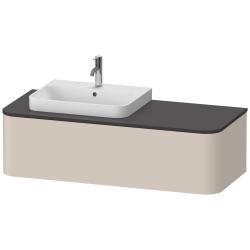 Duravit Happy D.2 Asma dolap ünitesi 1300 mm Taupe Süper Mat HP4942L8383