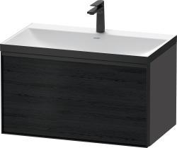 Duravit Vitrium c-bonded Asma dolap 800 mm Siyah Meşe VT4286O1649001G